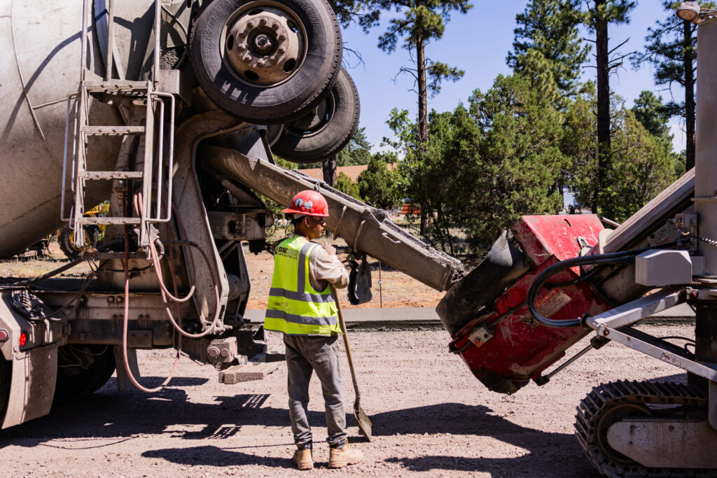 Cement truck and equipment